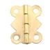 تصویر لولا آنتیک پروانه‌ای 2.5 سانتی‌متر طلایی بسته 10 عددی