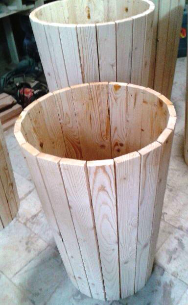 سطل چوبی