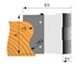 تصویر توپی پرداخت منحنی STARK قطر 140 و ارتفاع 70 میلی متر کد فنی TH62TM