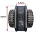 تصویر چرخ اسلب دو چرخ مدریت طول 20 سانتی‌متر