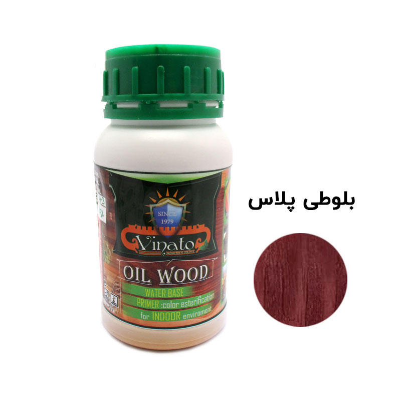 تصویر رنگ چوب بلوطی تیره پلاس ویناتو کد 343