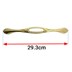 تصویر دستگیره کابینت دو پیچ فلزی گوهران مدل پرنس طلایی طول 29.3 سانتی‌متر