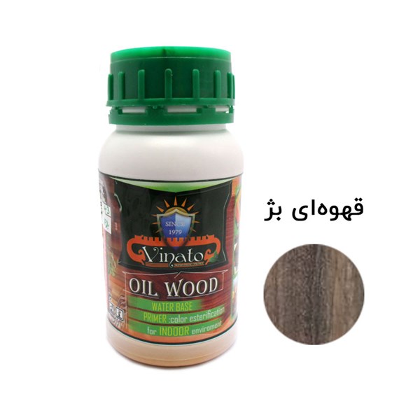 تصویر رنگ چوب قهوه‌ ای بژ ویناتو کد 335