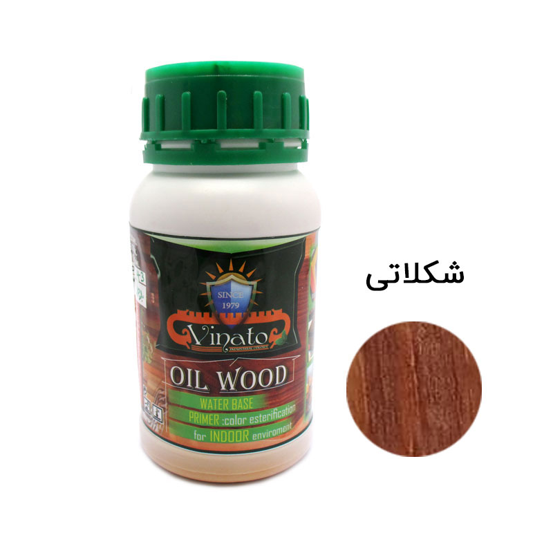 تصویر رنگ چوب شکلاتی روشن ویناتو کد 393