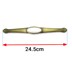 تصویر دستگیره کابینت دو پیچ فلزی گوهران مدل لنگری زیتونی طول 24.5 سانتی‌متر
