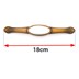 تصویر دستگیره کابینت دو پیچ فلزی گوهران مدل لنگری کافی طول 18 سانتی‌متر