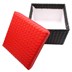 تصویر جعبه کادویی حصیری مشکی قرمز 16 سانتی‌متر