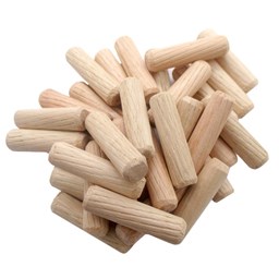 پین چوبی شیار دار چنار قطر 8 طول 30 میلی‌متر بسته 500 عددی
