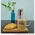 تصویر زیر لیوانی چوبی سرو قهوه و چای مدل RR2010 