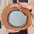 آینه گرد چوبی سنتی قطر 35 سانتی‌متر, تصویر 2