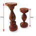 شمعدان چوبی طرح مدرن مجموعه دو عددی, تصویر 3
