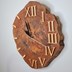 ساعت دیواری چوبی اعداد رومی قطر 32 سانتی‌متر, تصویر 2