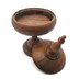 تصویر شکلات خوری و آجیل خوری چوبی پایه دار قطر 16 سانتی‌متر