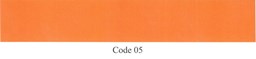 تصویر نوار پی وی سی ماوی پرتقالی براق - کد 05