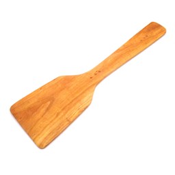 کفگیر تخت چوبی طول 28 سانتی‌متر 