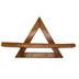 جاکلیدی و استند چوبی مثلثی 30 سانتی‌متر, تصویر 1