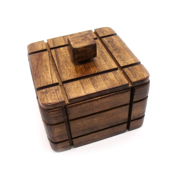 قندان چوبی مربعی 9.5 در 9.5 سانتی‌متر