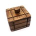 قندان چوبی مربعی 9.5 در 9.5 سانتی‌متر, تصویر 1