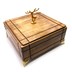جعبه تی بگ و پذیرایی چوبی 22 در 22 سانتی‌متر, تصویر 1
