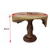 شیرینی خوری پایه دار چوبی طرح روستیک قطر 27 سانتی‌متر, تصویر 3