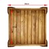 سینی چوبی پایه دار مربع 28 در 28 سانتی‌متر, تصویر 5
