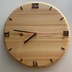 ساعت دیواری چوبی گرد طرح عهد قطر 30 سانتی‌متر, تصویر 2