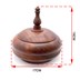 تصویر شکلات خوری و آجیل خوری چوبی درب دار قطر 17 سانتی‌متر