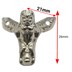 تصویر پایه آنتیک فلزی طرح فرشته نقره ای ارتفاع 26 میلی‌متر بسته 4 عددی