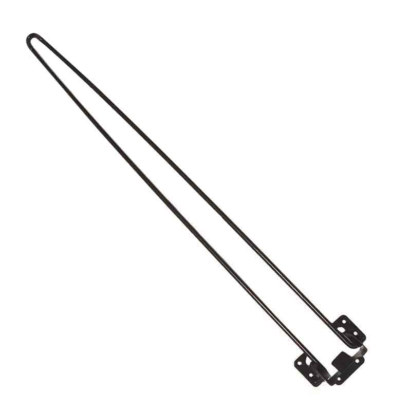 پایه تاشو مشکی میز تحریر ارتفاع 70 سانتی‌متر