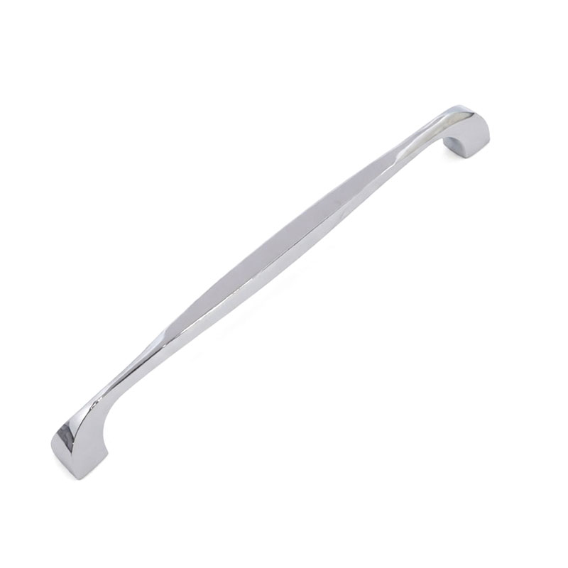 دستگیره کابینت آلومینیومی مدل G140 کروم طول 24 سانتی‌متر